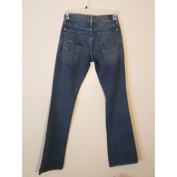 Women's, 7 For All Mankind Jeans, 28W x 31L, Blue - Picture 2 of 6